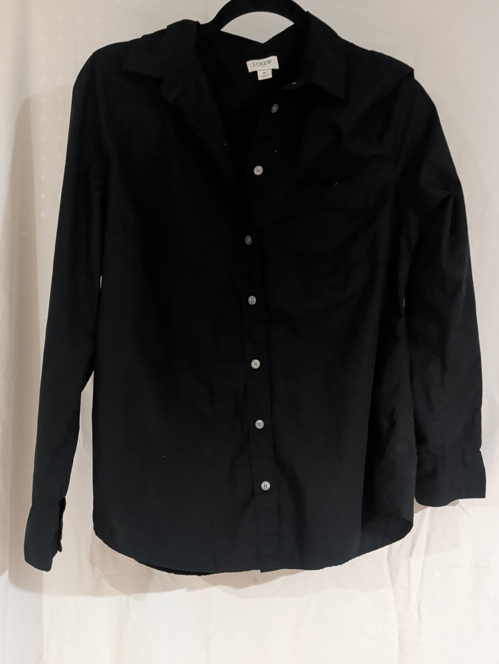 J. Crew Men’s Black Button-Down Long Sleeve Shirt